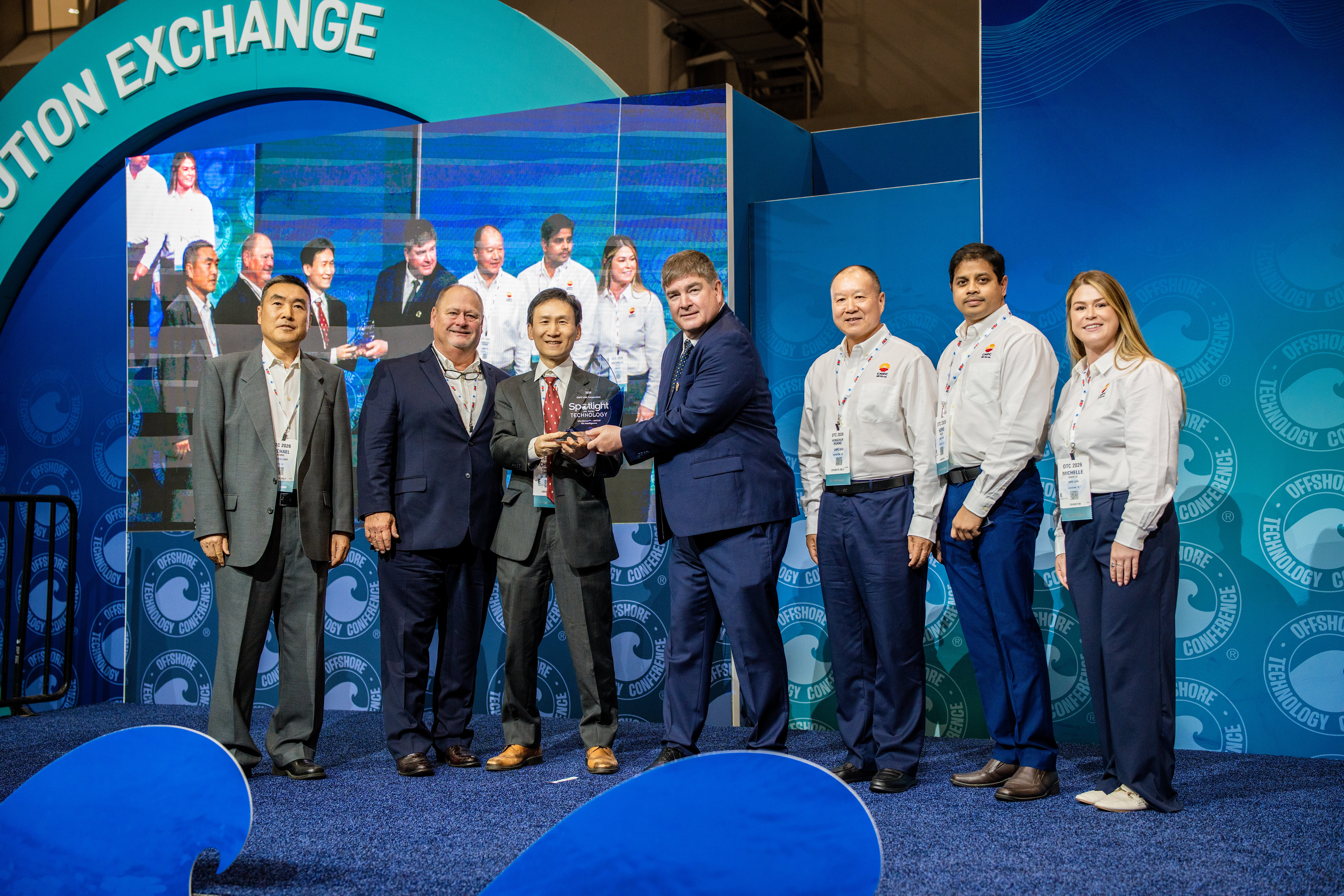 OTC Spotlight Award Plaque Acceptance